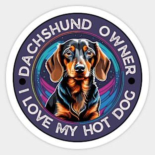 Dachshund Owner Sticker